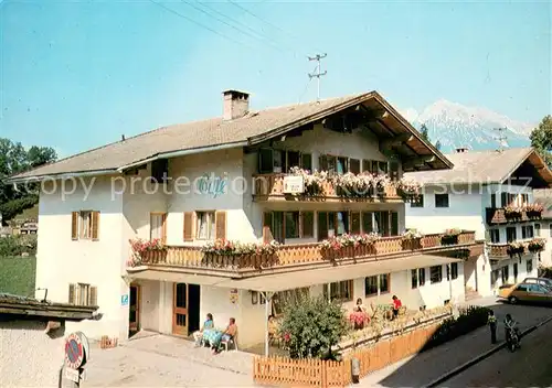 AK / Ansichtskarte Soell_Tirol Dorfcafe Pension Lettenbichler Soell_Tirol