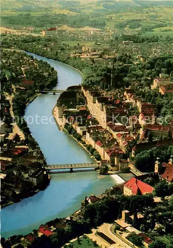 AK / Ansichtskarte Steyr_Enns_Oberoesterreich Fliegeraufnahme Steyr_Enns