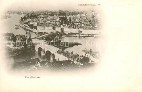AK / Ansichtskarte Montereau_Loiret Vue generale Montereau Loiret