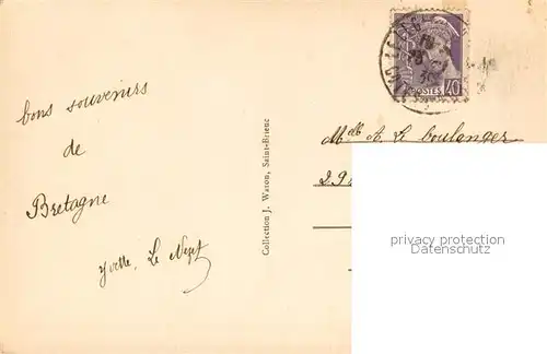 AK / Ansichtskarte Saint_Laurent_en_Plerin La Pointe du Roselier vue de lAnnexe du Restaurant Au Cap Saint_Laurent_en_Plerin