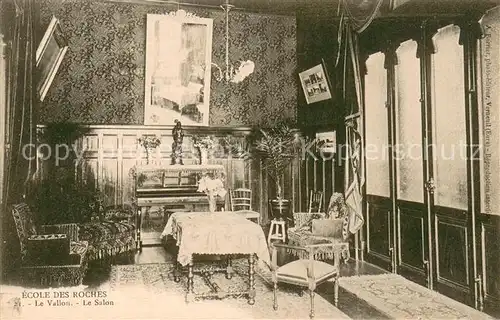 AK / Ansichtskarte Pullay Ecole des Roches Le Vallon Le Salon Pullay