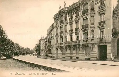 AK / Ansichtskarte Epinal_Vosges La Rue de Provence Epinal Vosges