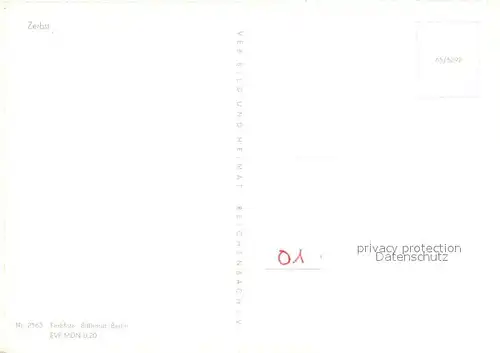 AK / Ansichtskarte Zerbst Parkanlagen Heidetor Gebaeude Zerbst