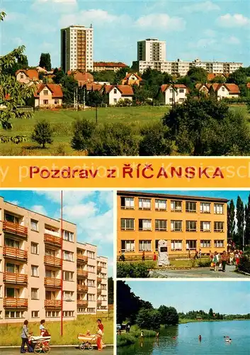 AK / Ansichtskarte Ricany Vezove domy Mukarov Skola Lounovice rekreacni oblast Ricany