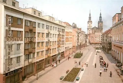 AK / Ansichtskarte Legnica Innenstadt Marktplatz Kirche Mausoleum Piastow Legnica