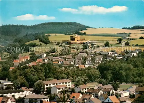 AK / Ansichtskarte Rotenburg_Fulda Ortsansicht mit Bundesschule der Betriebskrankenkassen Rotenburg Fulda