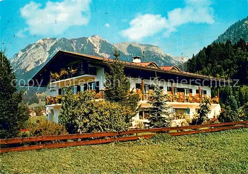 AK / Ansichtskarte Oberstdorf Gaestehaus Hoelting Allgaeuer Alpen Oberstdorf