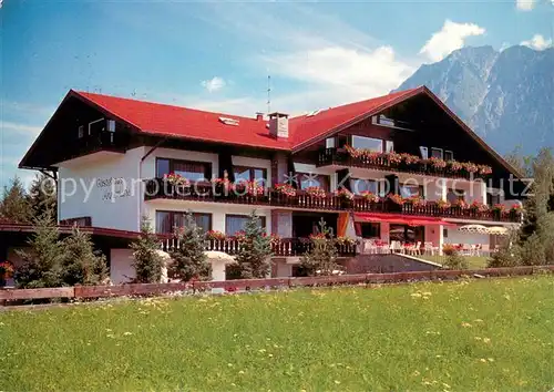 AK / Ansichtskarte Oberstdorf Hotel garni Haus Annemarie Allgaeuer Alpen Oberstdorf