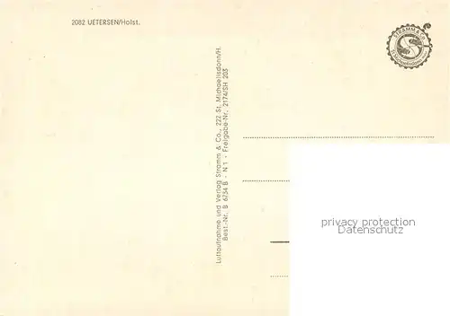 AK / Ansichtskarte Uetersen Fliegeraufnahme Uetersen