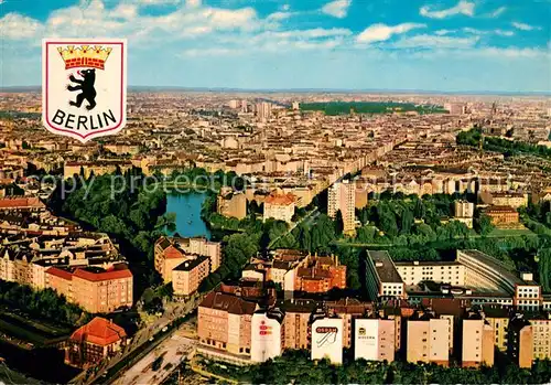 AK / Ansichtskarte Berlin Stadtpanorama Blick vom Funkturm Berlin