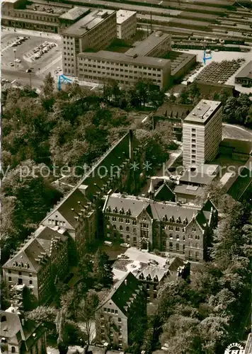 AK / Ansichtskarte Augsburg Evangelische Diakonissenanstalt Fliegeraufnahme Augsburg