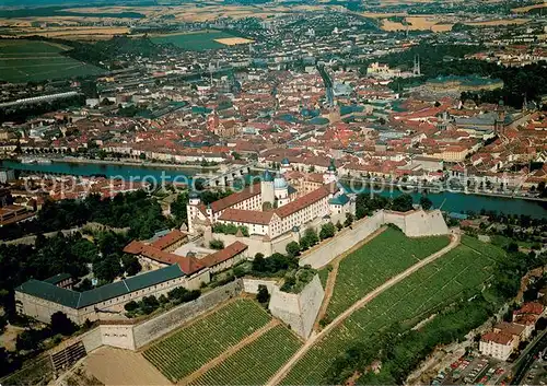 AK / Ansichtskarte Wuerzburg Festung Marienberg Fliegeraufnahme Wuerzburg