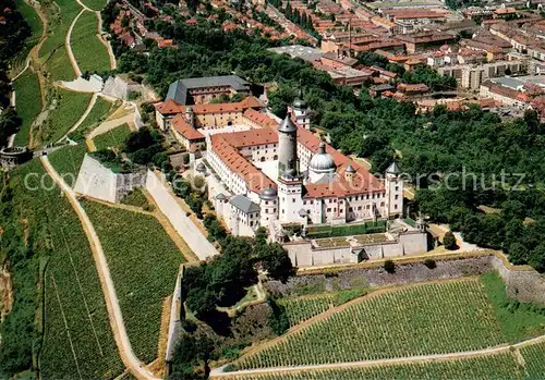 AK / Ansichtskarte Wuerzburg Festung Marienberg Fliegeraufnahme Wuerzburg