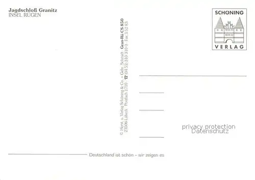 AK / Ansichtskarte Granitz_Ruegen Schloss Fliegeraufnahme Granitz Ruegen