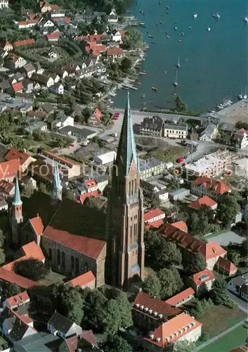 AK / Ansichtskarte Schleswig_Holstein St. Petri Dom zu Schleswig Fliegeraufnahme Schleswig_Holstein