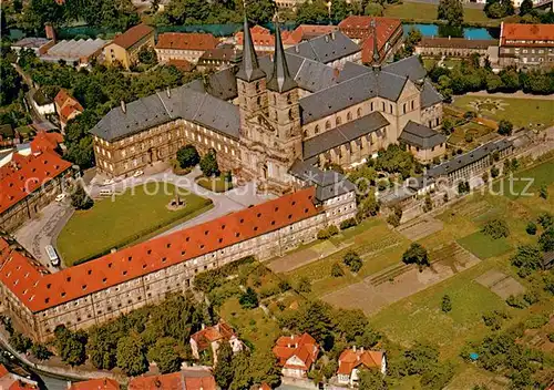 AK / Ansichtskarte Bamberg Kloster Michaelsberg Fliegeraufnahme Bamberg
