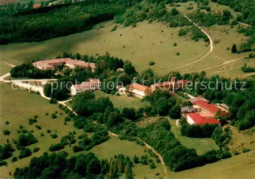 AK / Ansichtskarte Gerolfingen_Gerolfingen Evangelisch Lutherische Volkshochschule Hesselberg Fliegeraufnahme Gerolfingen Gerolfingen