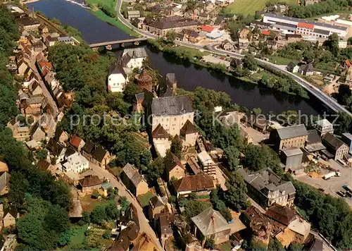 AK / Ansichtskarte Leisnig Burg Mildenstein Fliegeraufnahme Leisnig