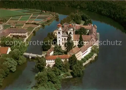 AK / Ansichtskarte Rheinau_ZH Kantonale Psychiatrische Klinik am Rhein Fliegeraufnahme Rheinau_ZH