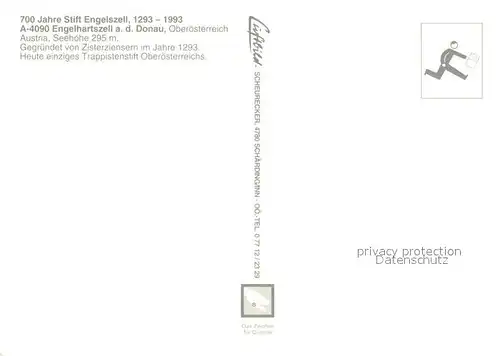 AK / Ansichtskarte Engelhartszell_Donau_Oberoesterreich 700 Jahre Stift Engelszell Fliegeraufnahme Engelhartszell_Donau