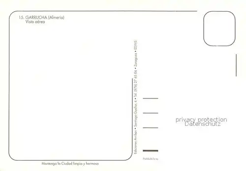 AK / Ansichtskarte Garrucha Kuestenort Fliegeraufnahme Garrucha