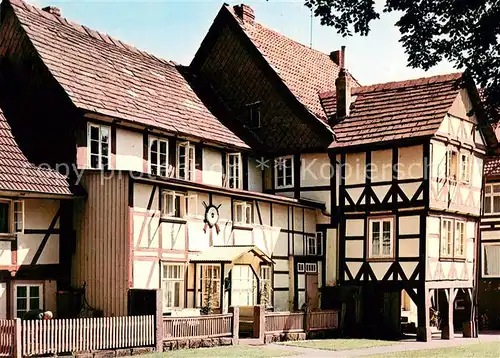 AK / Ansichtskarte Dassel_Solling Pfeiler Haus auf dem Kirchplatz Dassel Solling