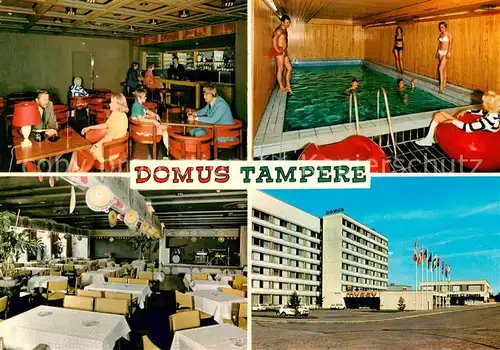 AK / Ansichtskarte Tampere Hotel Domus Restaurant Hallenbad Tampere