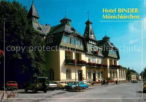 AK / Ansichtskarte Moenichkirchen Hotel Binder Moenichkirchen