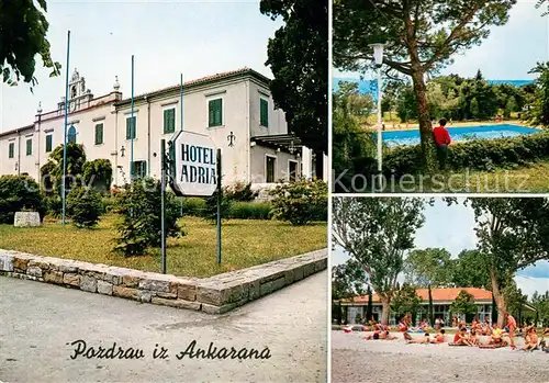 AK / Ansichtskarte Kroatien_Croatia Hotel Adria Pool Strand Kroatien Croatia