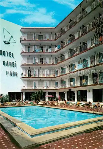 AK / Ansichtskarte Lloret_de_Mar Hotel Garbi Park Pool Lloret_de_Mar