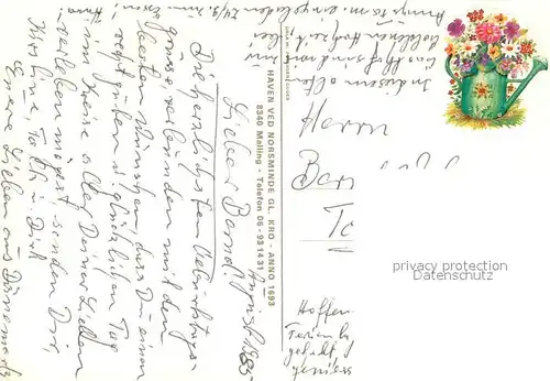 AK / Ansichtskarte Malling_Gangkofen Haven ved Norsminde Gl Kro anno 1693 Malling Gangkofen