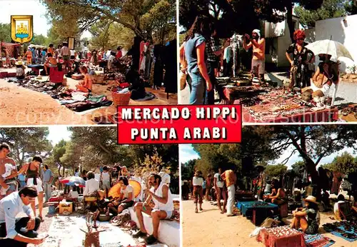 AK / Ansichtskarte Santa_Eulalia_del_Rio Mercado Hippi Punta Arabi Santa_Eulalia_del_Rio