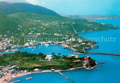 AK / Ansichtskarte Ischia Hafen Fliegeraufnahme Ischia