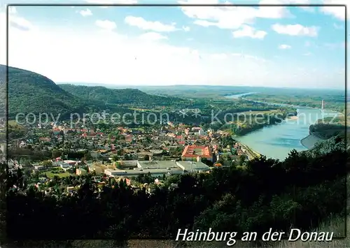 AK / Ansichtskarte Hainburg_Donau Blick vom Braunsberg Hainburg Donau