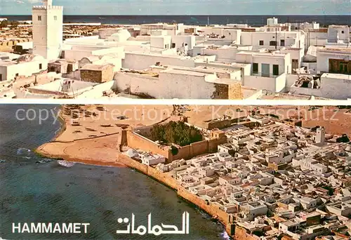 AK / Ansichtskarte Hammamet La Medina Vue aerienne Hammamet