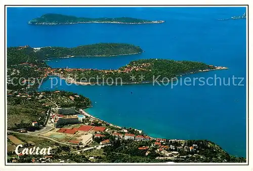 AK / Ansichtskarte Cavtat_Dalmatien Fliegeraufnahme Cavtat Dalmatien