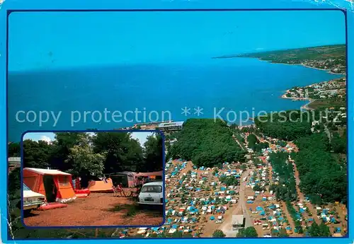 AK / Ansichtskarte Zadar_Zadra_Zara Autocamp Borik Fliegeraufnahme Zadar_Zadra_Zara