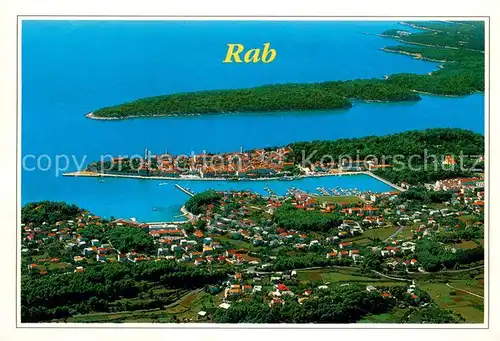 AK / Ansichtskarte Rab_Croatia Fliegeraufnahme Rab_Croatia