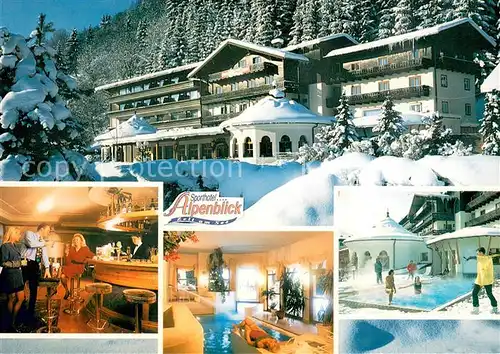 AK / Ansichtskarte Zell_See Sporthotel Alpenblick Wellness Thermalbad Winterzauber Alpen Zell_See
