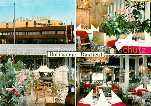 AK / Ansichtskarte Senden_Iller Moebel Inhofer Rotisserie Rustical Senden_Iller