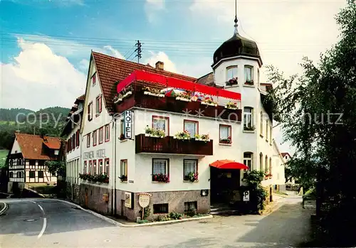 AK / Ansichtskarte Scheuern_Gernsbach Landgasthof Sternen Hotel Lutkurort Scheuern Gernsbach