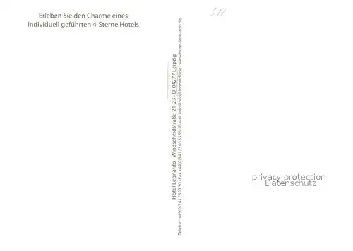 AK / Ansichtskarte Leipzig Hotel Residenz Leonardo Leipzig