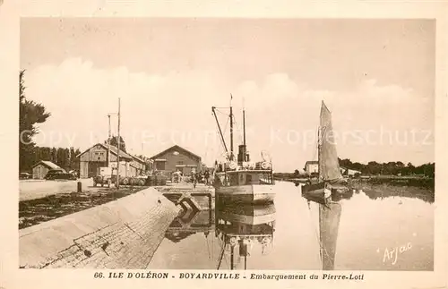 AK / Ansichtskarte Boyardville Embarquement du Pierre Loti Boyardville