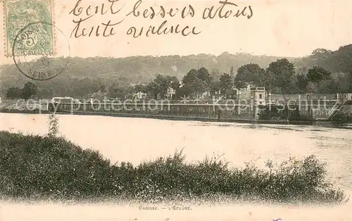 AK / Ansichtskarte Croissy sur Seine Ecluse Croissy sur Seine