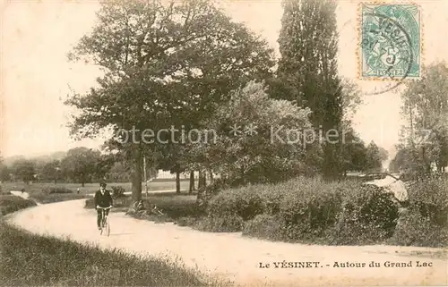 AK / Ansichtskarte Le_Vesinet Autour du Grand Lac Le_Vesinet
