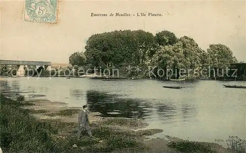 AK / Ansichtskarte Houilles Ile Fleurie Houilles