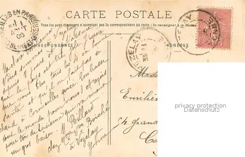 AK / Ansichtskarte Vezelay Vallee de la Cure Vue generale de Pierre Perthuis Vezelay