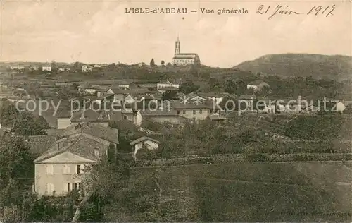 AK / Ansichtskarte L_Isle d_Abeau Vue generale L_Isle d_Abeau