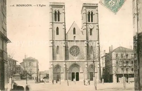 AK / Ansichtskarte Bourgoin Jallieu Eglise Bourgoin Jallieu