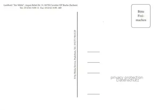 AK / Ansichtskarte Bucha_Cavertitz Landhotel Zur Muehle Restaurant Fremdenzimmer Wellness Kinderspielplatz 